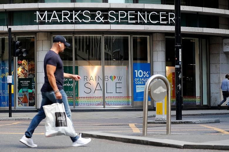 A Marks & Spencer store in London. The job cuts are not expected to impact M&S' Singapore operations, which are under the umbrella of Dubai-based conglomerate Al-Futtaim Group.