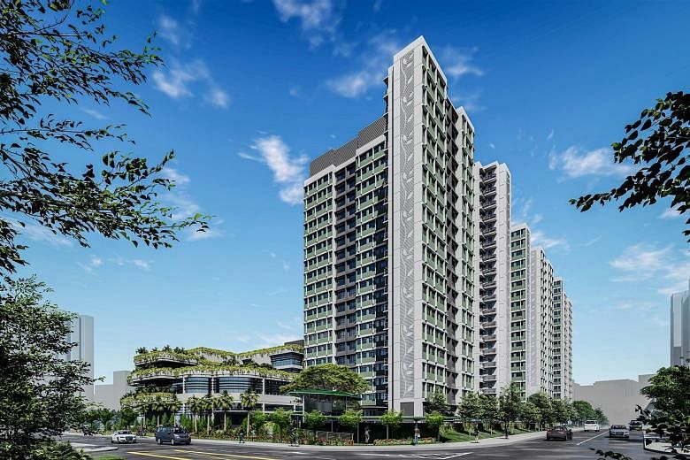 The Dakota One project in Geylang is within walking distance of Dakota MRT station. The 87 three-room flats at the project were less popular than the four-room flats, attracting around five applicants for each unit.