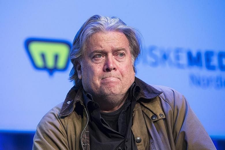 Steve Bannon was among several people charged with wire fraud in an indictment in Manhattan.