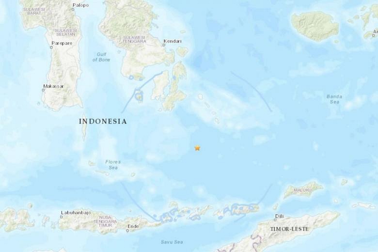 Earthquake Of Magnitude 6 9 Strikes Banda Sea Off Indonesia The   Nz Usgs 210883 