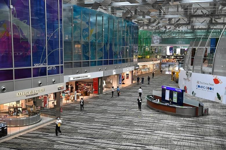 Changi Airport is set to see more travellers with the relaxing of border controls to visitors from New Zealand and Brunei. Transport Minister Ong Ye Kung said yesterday that the aviation sector, airport and Singapore Airlines do not just concern the 