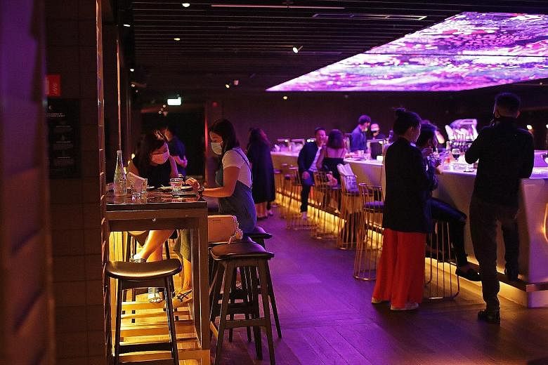 Zouk transformed its Capital lounge in Clarke Quay into a pop-up restaurant, Capital Kitchen, which has been open for almost two months. ST PHOTO: GIN TAY
