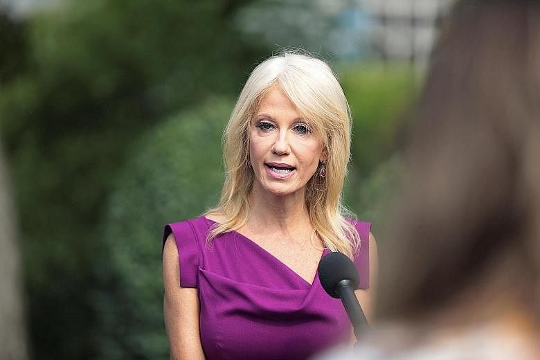 White House counsellor Kellyanne Conway is the first woman to manage a winning presidential campaign. PHOTO: REUTERS