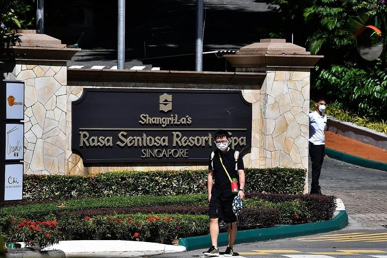 Shangri-La's Rasa Sentosa Resort and Spa has been used as a dedicated facility since March for those serving stay-home notices.