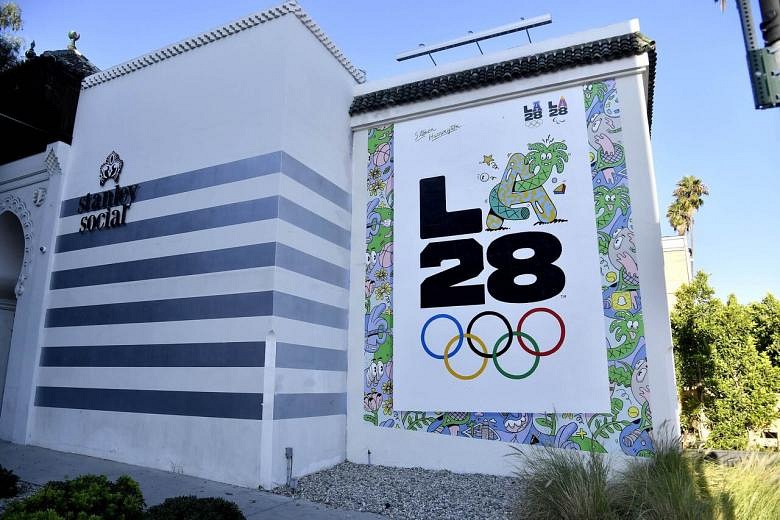 Olympics: LA 2028 Emblem Showcases City's Diversity | The Straits Times