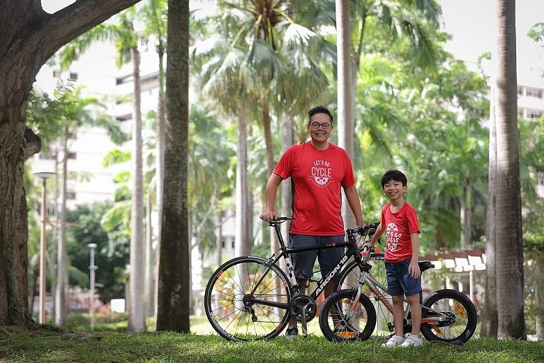 Regional sales director Dennis Tan, 39, and his son, who is in Primary 1, will be among 4,700 cyclists in the sold-out OCBC Cycle Virtual Ride from Nov 1-15. Like the duo, nearly 70 per cent of the participants are signing up for the first time.