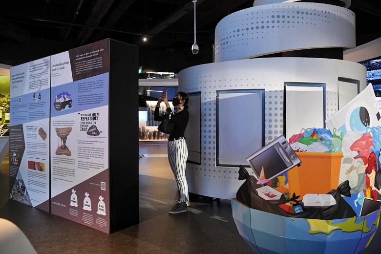 An exhibition by the Singapore Press Holdings Foundation was launched yesterday at the Sustainable Singapore Gallery at Marina Barrage. The six-part series on climate change and its impact on life showcases news stories and features by The Straits Ti