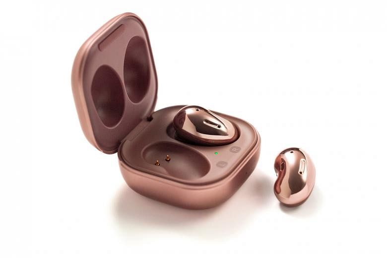The Samsung Galaxy Buds Live sits snugly in the ears and is comfortable to wear for long periods.