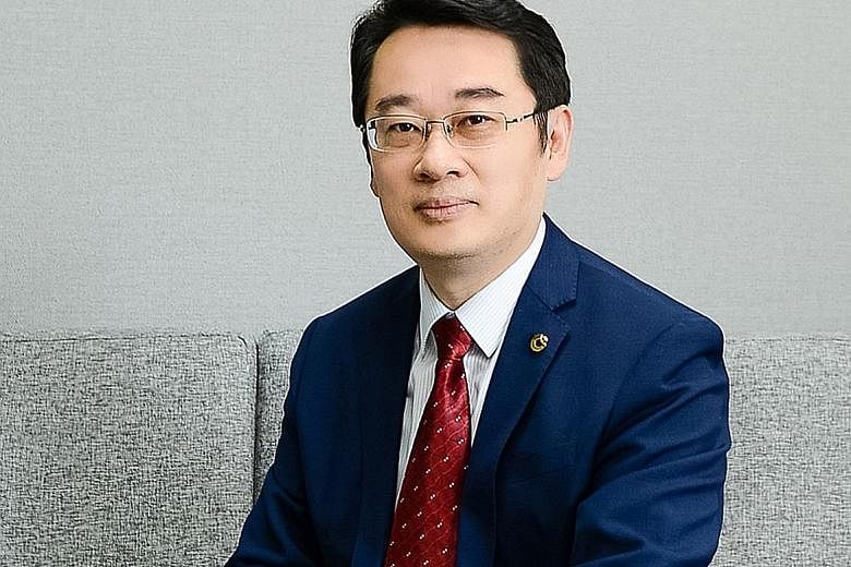 China Life Singapore chief executive Lin Xiangyang says the insurer aims to amass 30,000 to 50,000 customers in the next five years. PHOTO: CHINA LIFE SINGAPORE