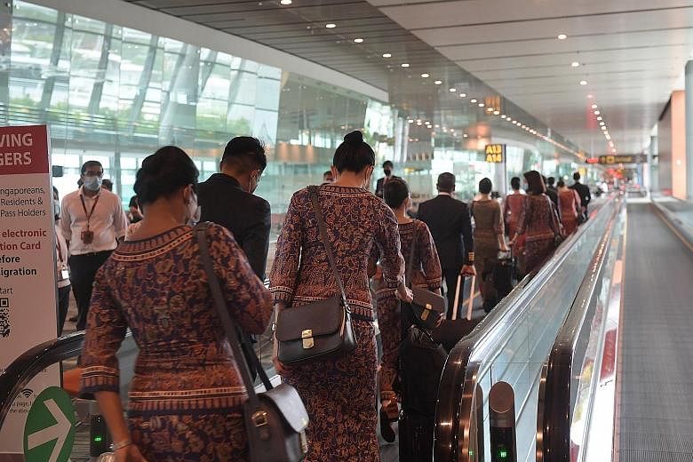 The Singapore Airlines Staff Union will help affected employees look for other jobs, and it will help foreign staff in areas such as getting them home.