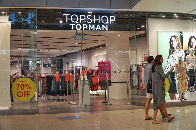 Topshop s and Topman s last store in Singapore to close on Sept 17