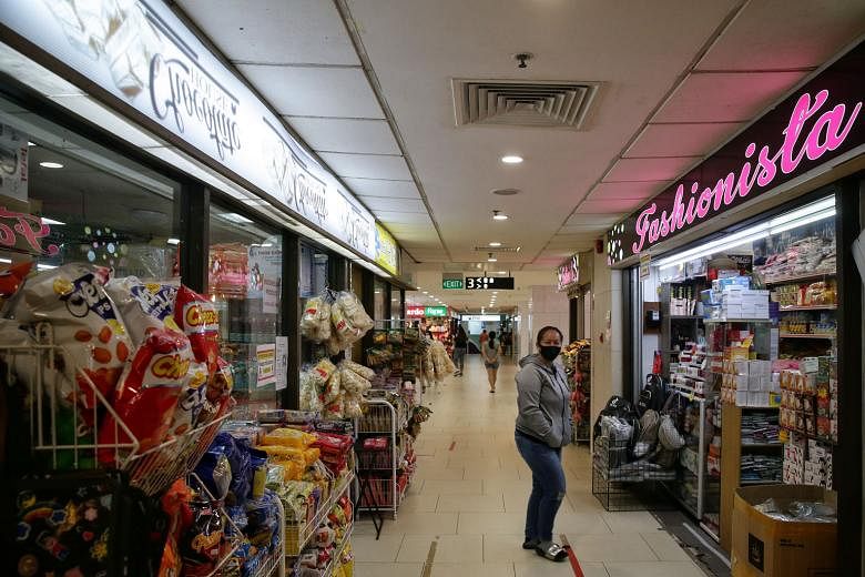 Ms Jhen Tamayao, who runs a business at Lucky Plaza, said last Sunday was the first time in 18 years at the mall that her sales fell to just $300, compared with her usual takings of between $1,200 and $2,000 on Sundays.