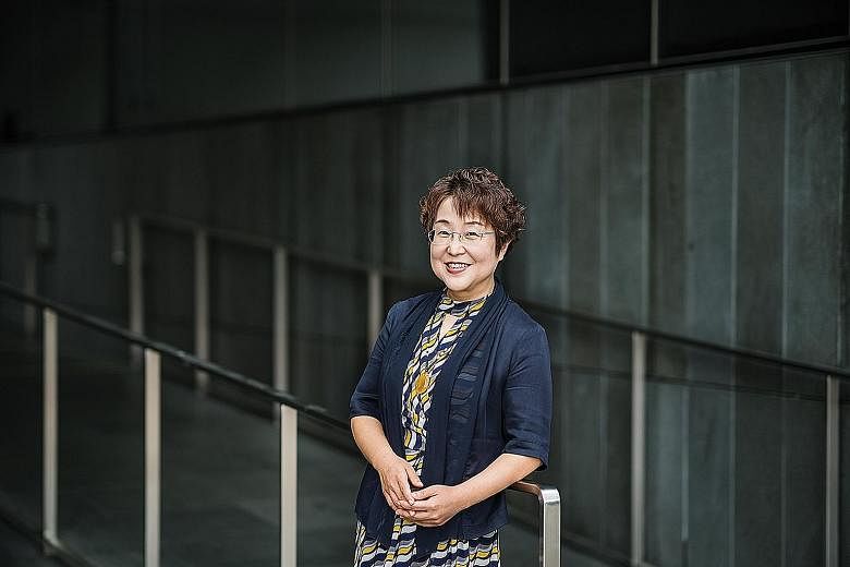 Associate Professor Wang Wenru is the only person from Singapore this year to be named a fellow of the American Academy of Nursing, one of the nursing profession's highest honours. PHOTO: NATIONAL UNIVERSITY OF SINGAPORE'S ALICE LEE CENTRE FOR NURSIN