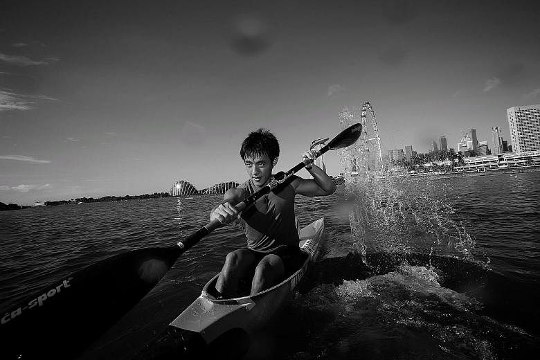 Brandon Ooi, 26, wants to move towards being more in tune with what he feels on water. The 26-year-old, a multiple medallist at the SEA Games, is working towards next year's Olympics.