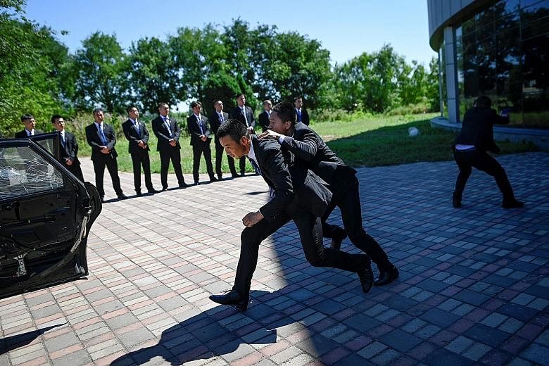 At Genghis Security Academy in Tianjin, students training to be bodyguards learn that the threats to China's newly rich in the technological age are more likely to emerge from a hacker than a gunman. Digital defences are given equal pegging to tradit