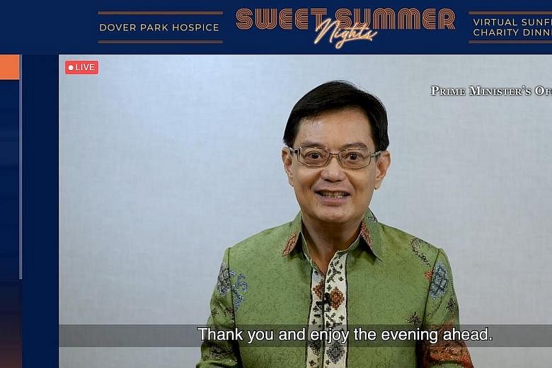 Deputy Prime Minister Heng Swee Keat, guest of honour at Dover Park Hospice's fund-raiser last Friday, noted that many charities are finding it harder to raise funds now, and lauded the hospice for its dedication.