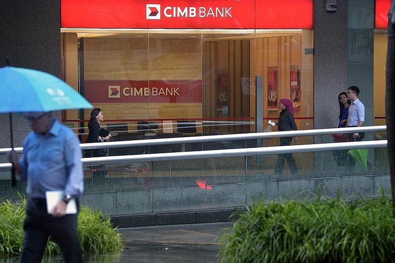 DBS (top) says it will collaborate with the authorities to seize funds and disrupt criminal networks, while CIMB (above) says it operates in compliance with the anti-money laundering laws issued by the Monetary Authority of Singapore.