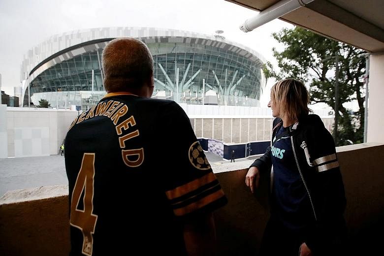 Tottenham fans will have to wait longer before they can once again fill their £1 billion (S$1.7 billion) ground, which only opened last April. PHOTO: REUTERS