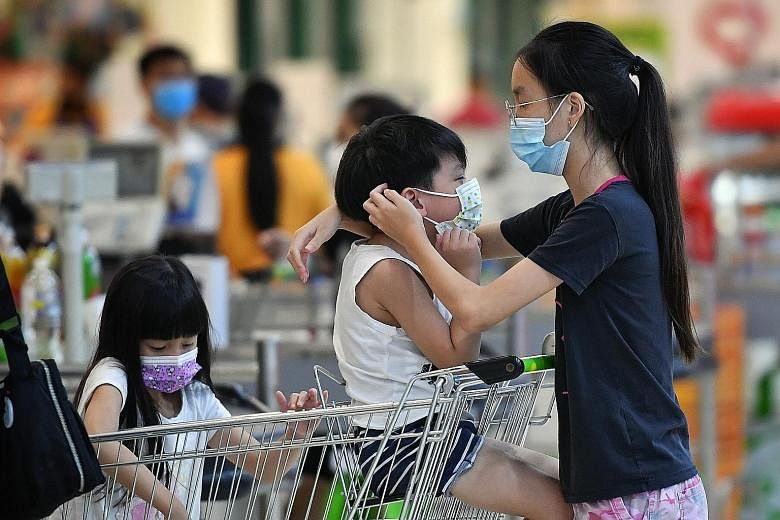 Singapore is bringing its guidelines on masks in alignment with those of the WHO and Unicef, which recently issued an advisory that children aged five and under should not be required to wear masks.
