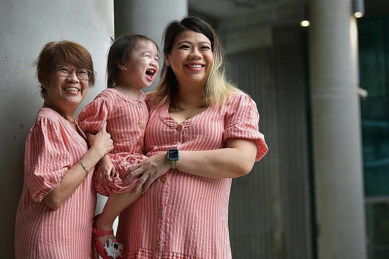 Madam Choy Wai Chee, 58, Aldrina, two, and Mrs Celine Ng-Chan, 31, tested positive for the coronavirus after their trip to Europe. Madam Choy was hospitalised for four months at the National University Hospital, and was NUH's longest-staying Covid-19