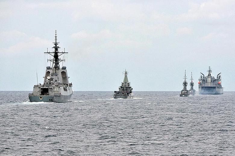 The maritime exercise in the southern reaches of the South China Sea marks the 25th anniversary of Exercise Singaroo.