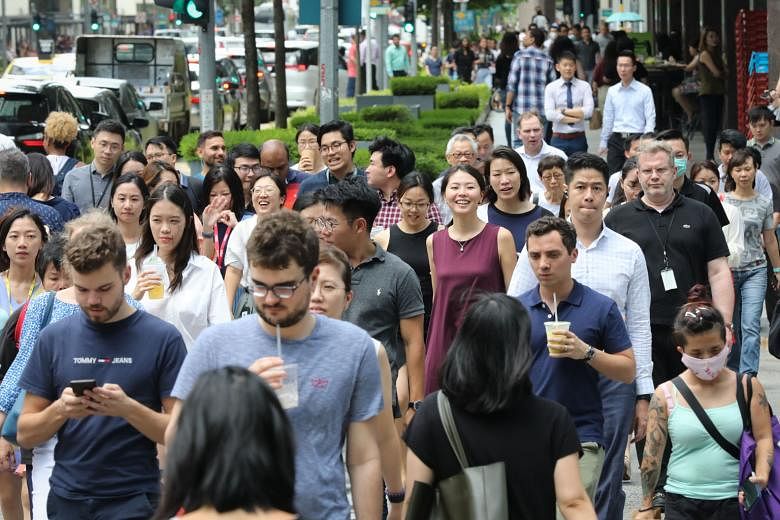 To ensure a critical mass of Singaporeans is maintained in the labour force, Singapore's total fertility rate has to rise. But this has dipped from 1.82 in 1980 to 1.14 last year. Thus, Singapore has to supplement its local workforce with foreign tal
