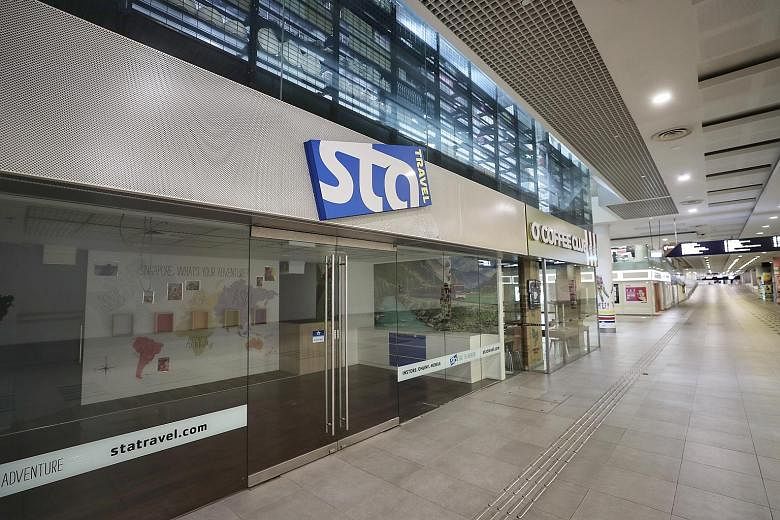 STA Travel stopped operating on Sept 9 after its parent company based in Switzerland filed for insolvency last month. The potential creditors were listed in a notice issued last Thursday. ST PHOTO: KELVIN CHNG