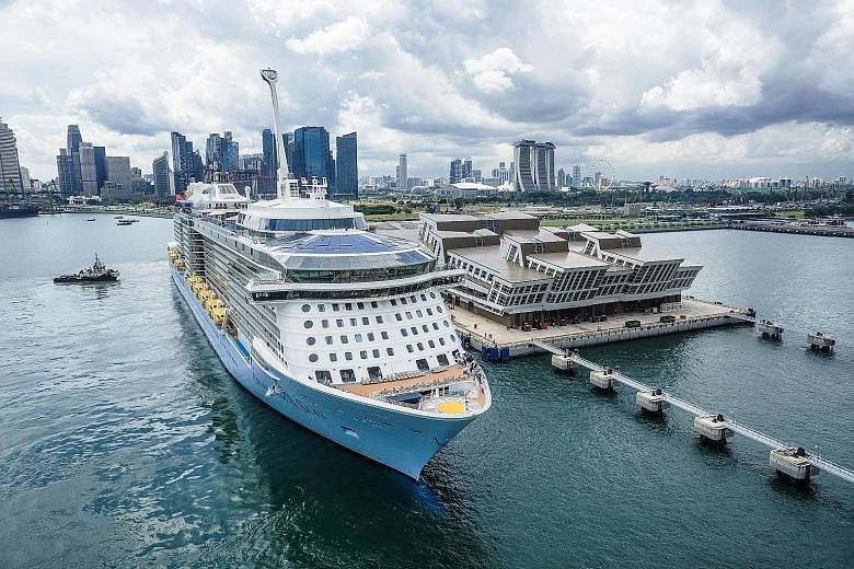 Royal Caribbean International ship Quantum of the Seas. The Singapore Tourism Board is working with classification society DNV GL Singapore to establish a cruise certification programme benchmarked against global health, safety and hygiene standards