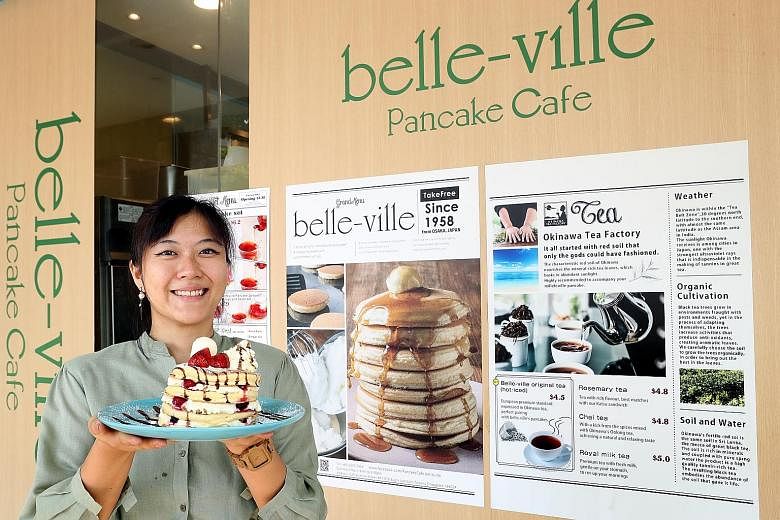 Above: Taxi firm ComfortDelGro, a Wirecard client, is working with several alternative payments providers to minimise impact to its customers. Below: Belle-Ville pancake cafe, which also uses Wirecard's services, saw its credit card transactions reje