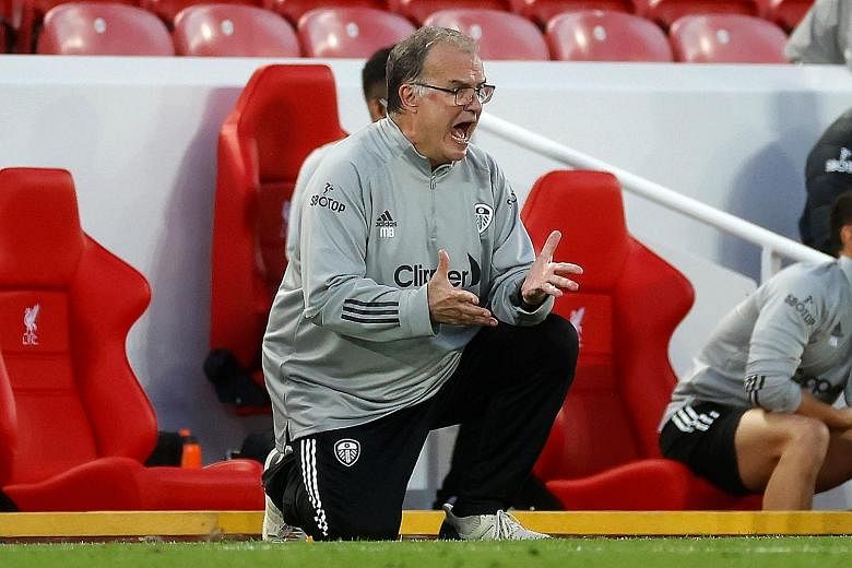 Leeds United manager Marcelo Bielsa (left) was praised by his Manchester City counterpart Pep Guardiola as one of the important influences on his trophy-laden managerial career. The City boss described Bielsa as "the person in world football I admire