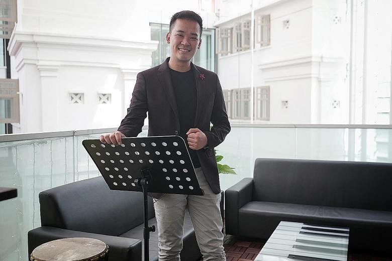 Local choral society Voices of Singapore, led by founder and artistic director Darius Lim (above), was likely one of the first choirs to hold virtual practices (left). Those weekly sessions have become a source of comfort for many through this pandem