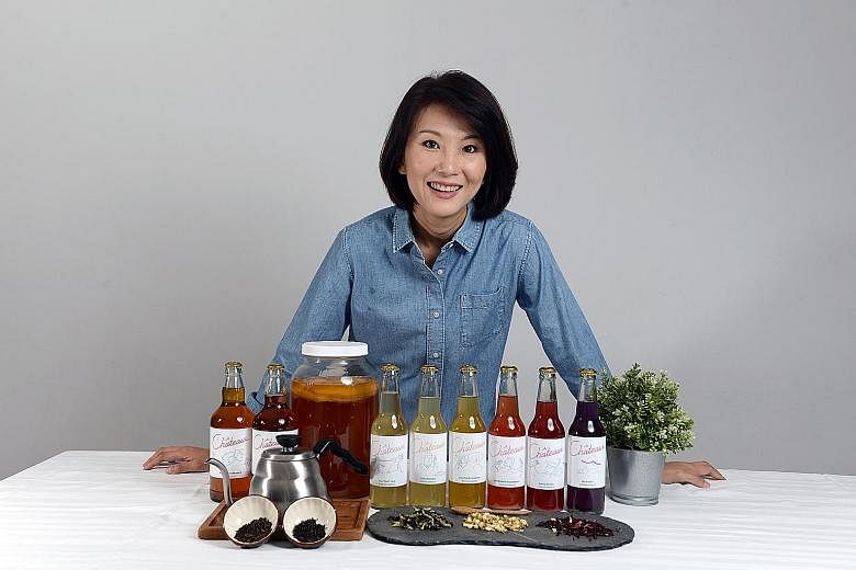 Ms Lim Geok Keng, founder of kombucha brand Chateaux, picked up useful information about grants and services for small and medium-sized enterprises from the OCBC Virtual SME Campus webinars. She also gained a better understanding of digital marketing