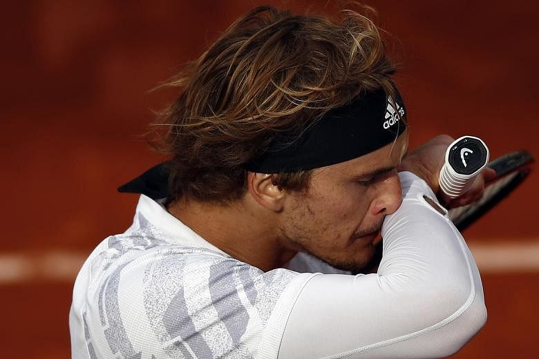 Alexander Zverev had admitted he was suffering from breathing difficulties when he lost to Jannik Sinner in the fourth round of the French Open. 