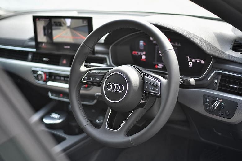 The Audi A5 Sportback comes with a touchscreen infotainment system that has new features, including a very useful 360-degree camera. The system can be paired with your phone.