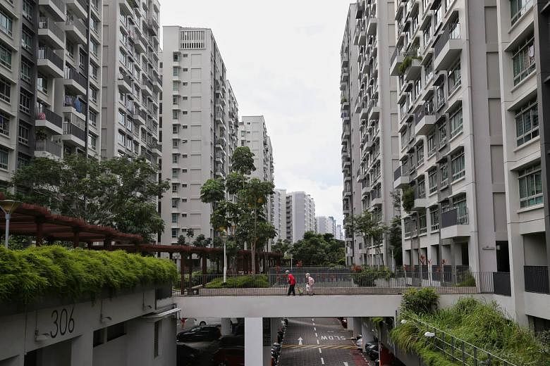 Treelodge@Punggol (above), Singapore's first public-housing project with eco-friendly features, incorporated greenery and a community garden in the design of the carpark roof. In Northshore Residences I, sensors are tapped for more efficient maintena