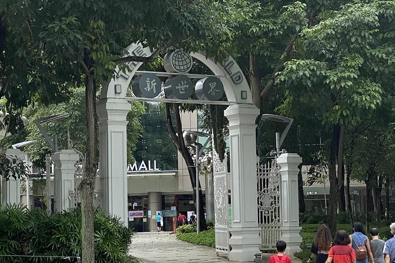 A replica of the arch of New World Amusement Park (above), one of the most frenetic venues in Singapore during its heyday from the 1920s to 1960s. One of its star acts was Rose Chan, who wrestled pythons and bent iron bars with her neck.