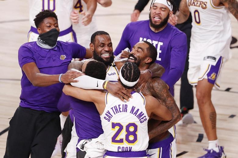 Basketball: LA Lakers Crush Miami Heat To Win 17th NBA Championship ...