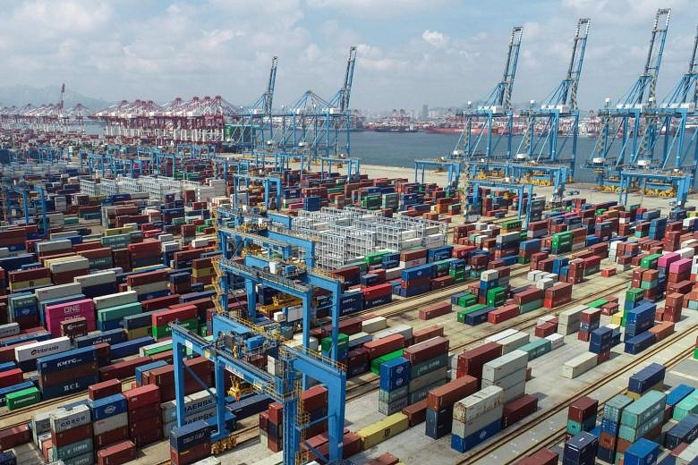 China's imports, exports surge as global economy reopens | The Straits ...