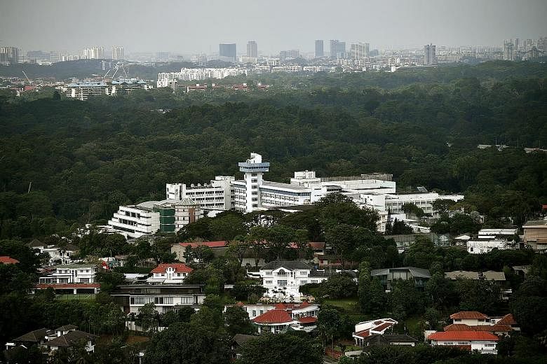 The Caldecott Broadcast Centre in Andrew Road (above) served as the broadcast hub for more than six decades until 2015, when Mediacorp moved to one-north. The plan is to redevelop the 752,015 sq ft site into 67 bungalow plots.