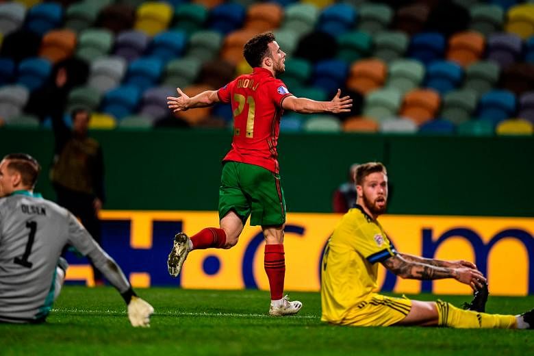 Diogo Jota doing his chances of retaining a place in Portugal's starting line-up no harm with a brace against Sweden on Wednesday. The Liverpool forward replaced Cristiano Ronaldo after the team captain tested positive for Covid-19 earlier in the wee