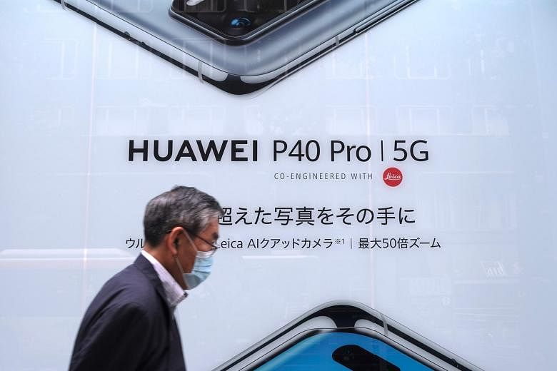 United States sanctions have already jeopardised Huawei's supply chain. In 5G, Britain has imposed a full ban, while France has devised rules making it riskier for operators to use Huawei equipment, without banning it outright. PHOTO: AGENCE FRANCE-P