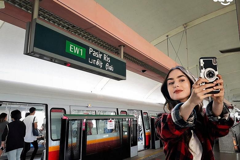 The Internet is rife with photoshopped images of Lily Collins' character from Emily In Paris at various locations in Singapore and Malaysia.