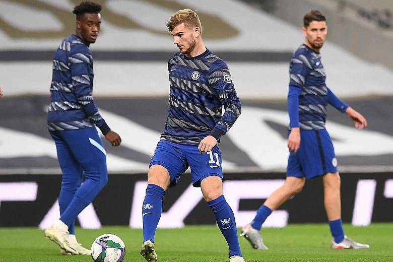 Former RB Leipzig forward Timo Werner is among the Chelsea players with Champions League experience. PHOTO: REUTERS
