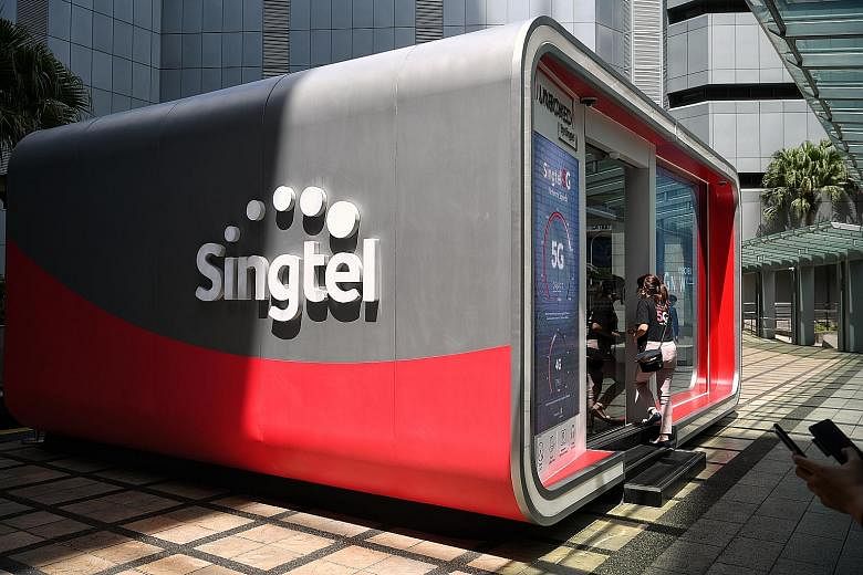 Singtel will receive about $333 million in pre-tax contributions from its Indonesian associate Telkomsel after the sale of telecommunication towers, noted DBS analyst Sachin Mittal, which will help it meet its dividend obligations for 2021. ST PHOTO:
