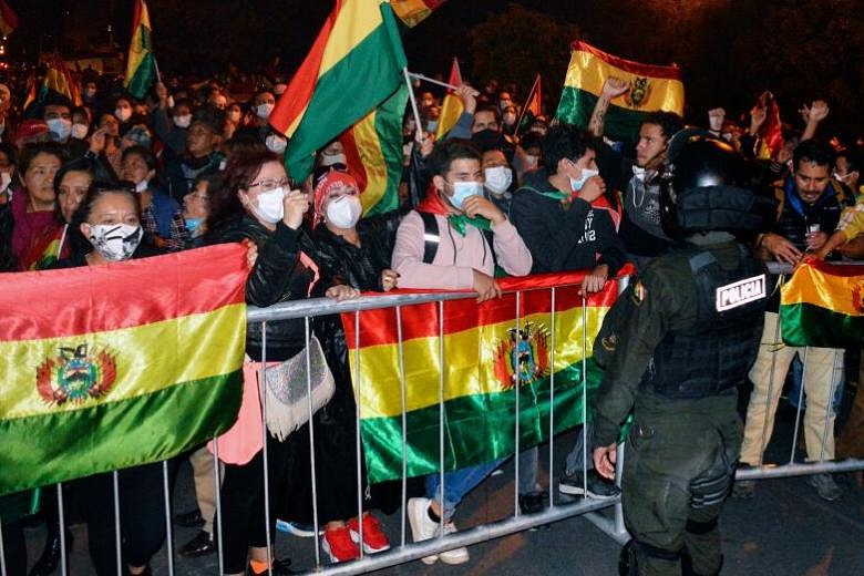 Protests In Bolivia As Arce Looks Set For Presidential Poll Win The   Yq Bolivia 21102020 