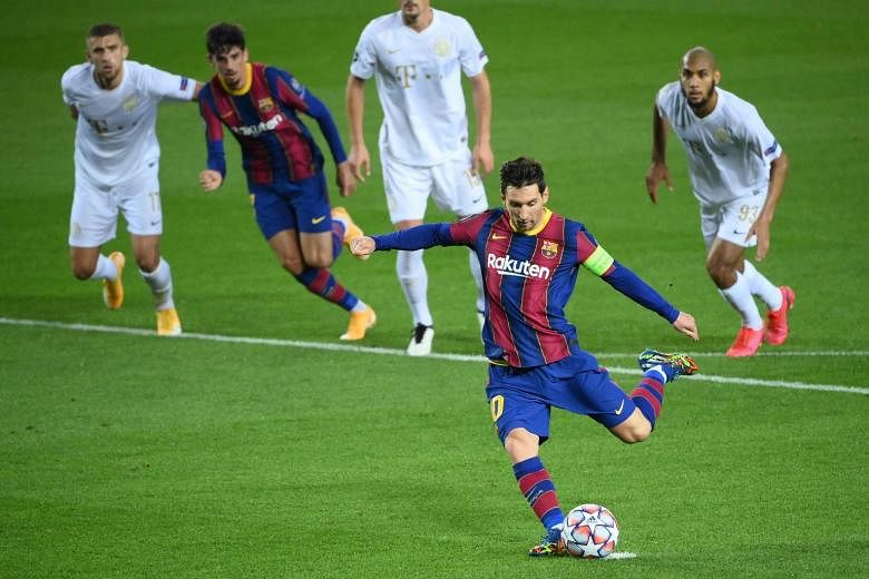 Sweet 16 for Messi as Barcelona thump Ferencvaros