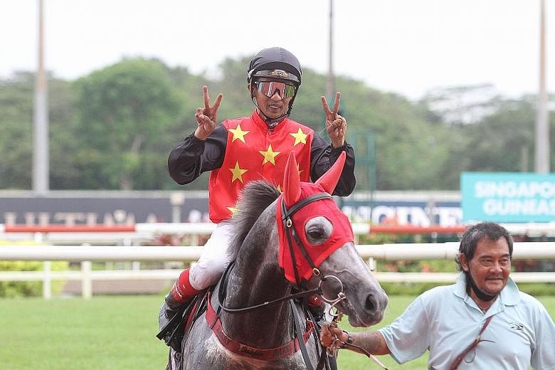 Grand Koonta, one of trainer James Peters' two Lion City Cup hopefuls.