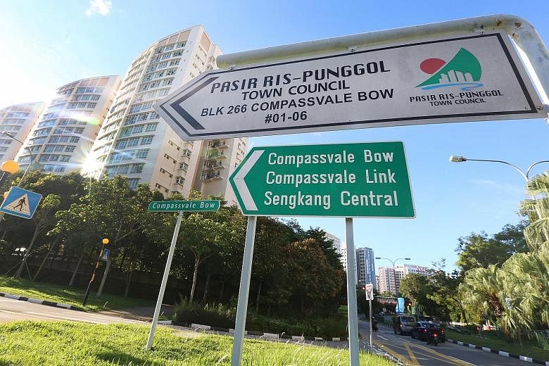 Pasir Ris-Punggol Town Council transferred blocks 201A to 299C in the Compassvale area, blocks 101 to 197 in the Rivervale area, and blocks 121C to 282C in Sengkang Central and Sengkang East to Sengkang Town Council.