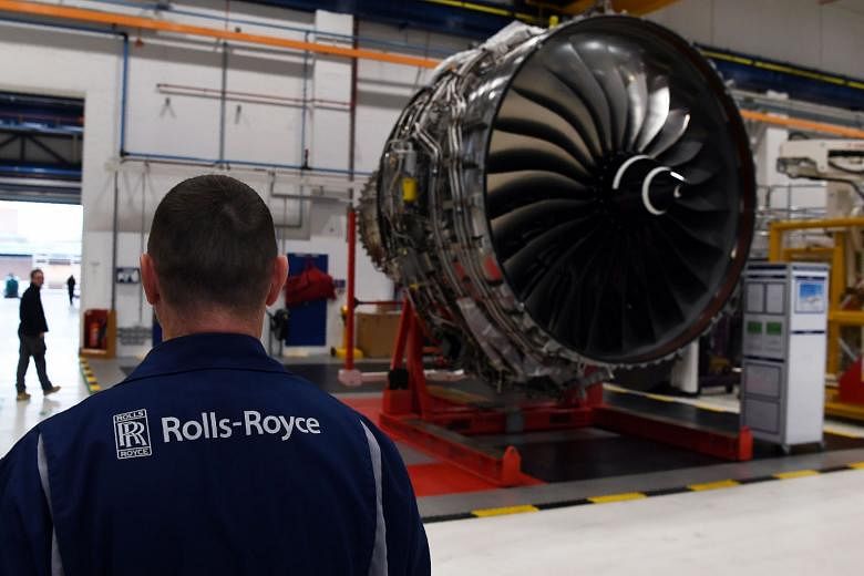 A Rolls-Royce factory in Derby, England, in 2016. Staff at a plant in Barnoldswick, Lancashire, are reportedly planning a strike. PHOTO: AGENCE FRANCE-PRESSE