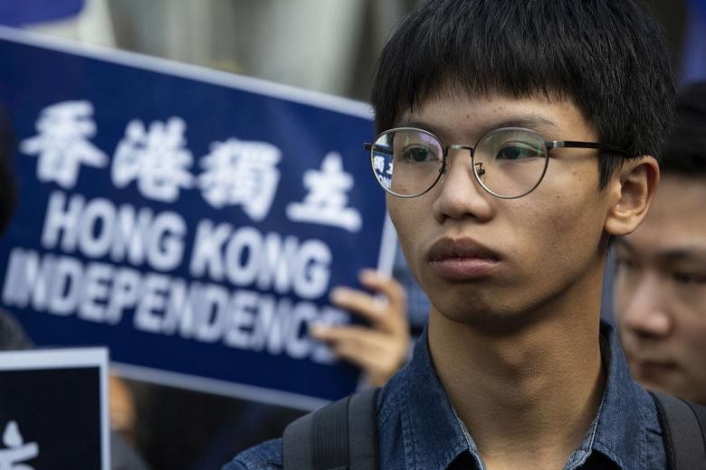 Tony Chung is the first public political figure to be prosecuted under a national security law that Beijing imposed on Hong Kong.
